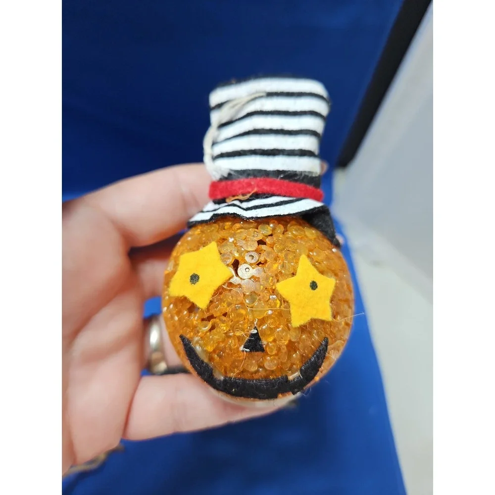 Bob's Boxes Small Box Jack Pumpkin Halloween Susan Winget Vintage 3.25